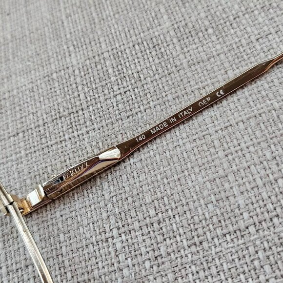 Luxottica Staurt Men Eyeglasses GEP 58[]17 140 Glasses Made in Italy - Picture 9 of 11